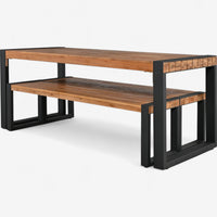 Solid Wood Patio Dining Set