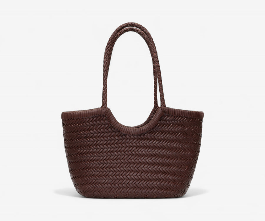 Handwoven Leather Tote