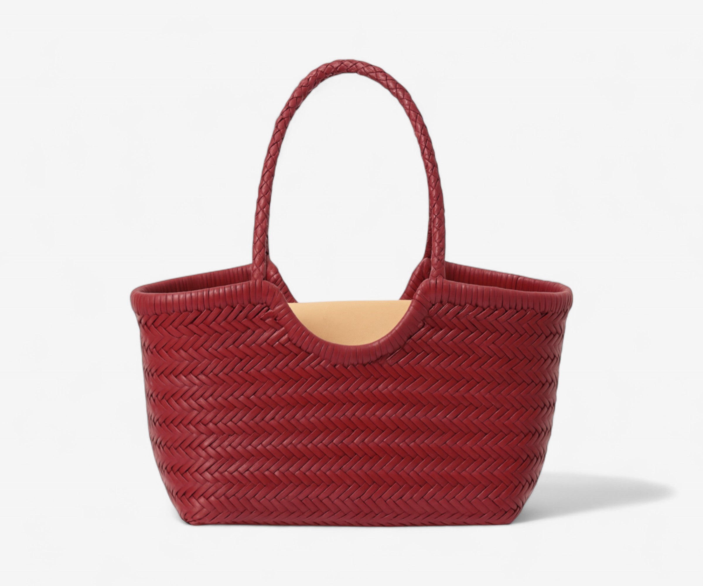Handwoven Leather Tote - The Essential 