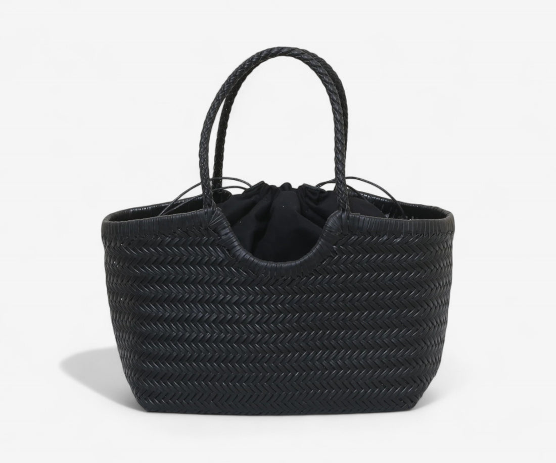 Handwoven Leather Tote