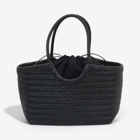 Handwoven Leather Tote