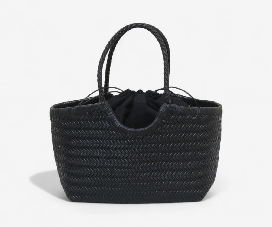 Handwoven Leather Tote