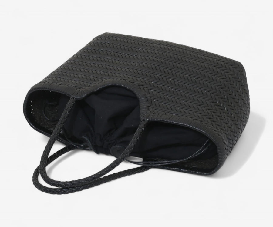 Handwoven Leather Tote