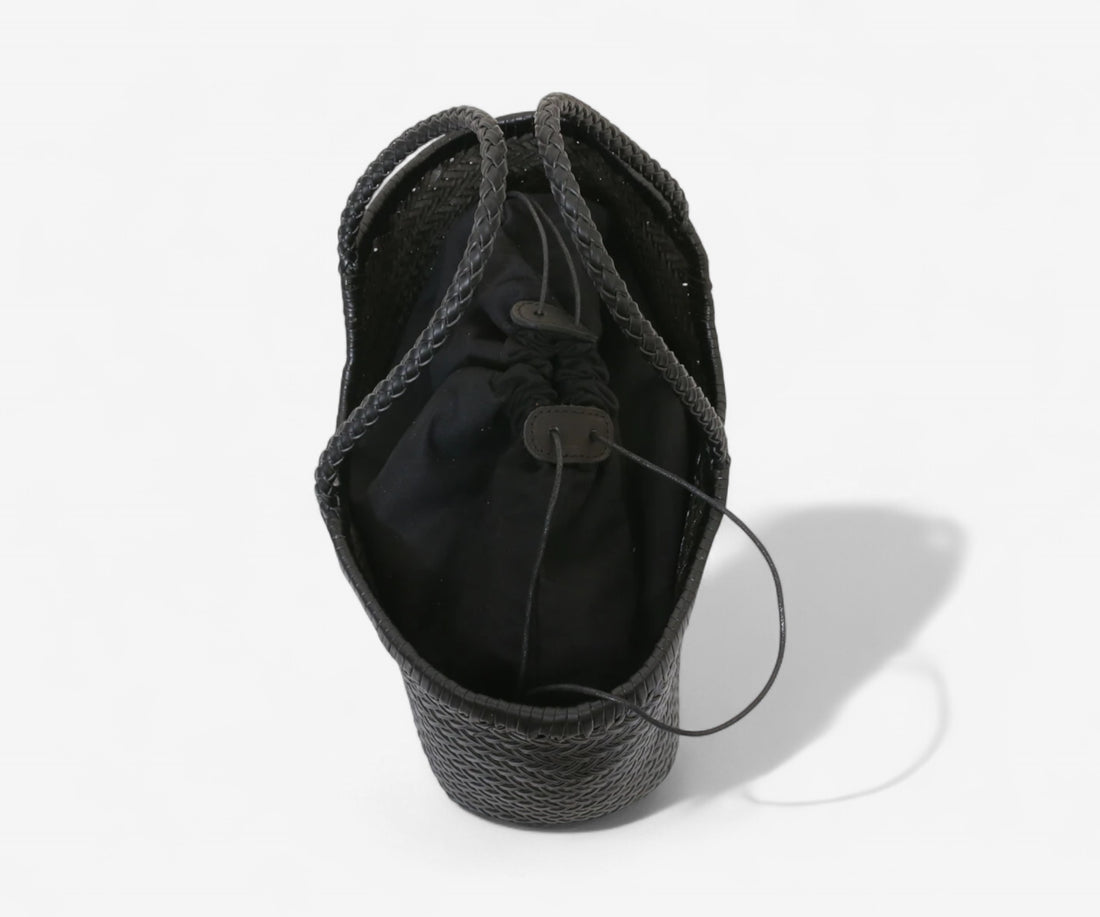 Handwoven Leather Tote