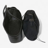 Handwoven Leather Tote