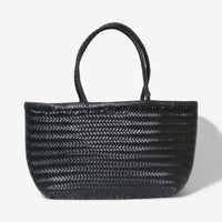 Handwoven Leather Tote