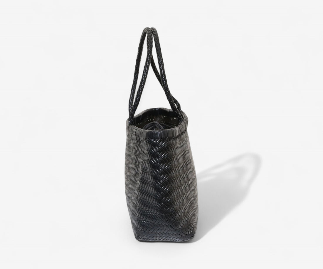 Handwoven Leather Tote