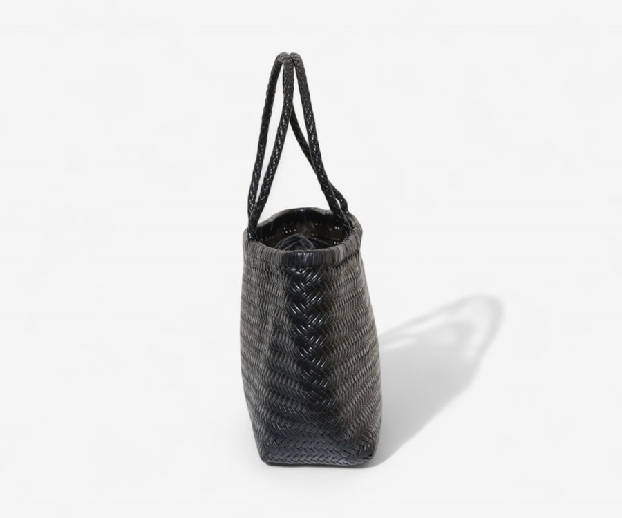 Handwoven Leather Tote