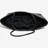 Handwoven Leather Tote