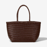 Handwoven Leather Tote