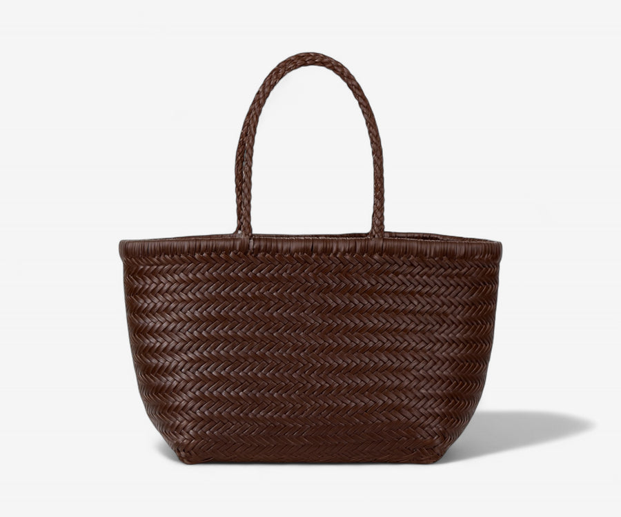 Handwoven Leather Tote