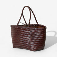 Handwoven Leather Tote
