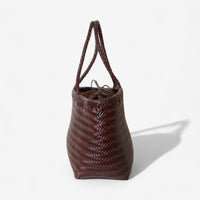 Handwoven Leather Tote