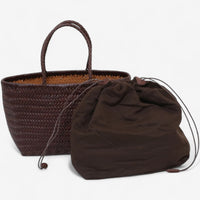Handwoven Leather Tote