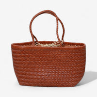 Handwoven Leather Tote