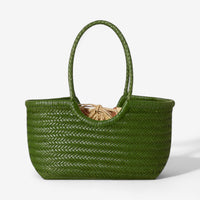 Handwoven Leather Tote