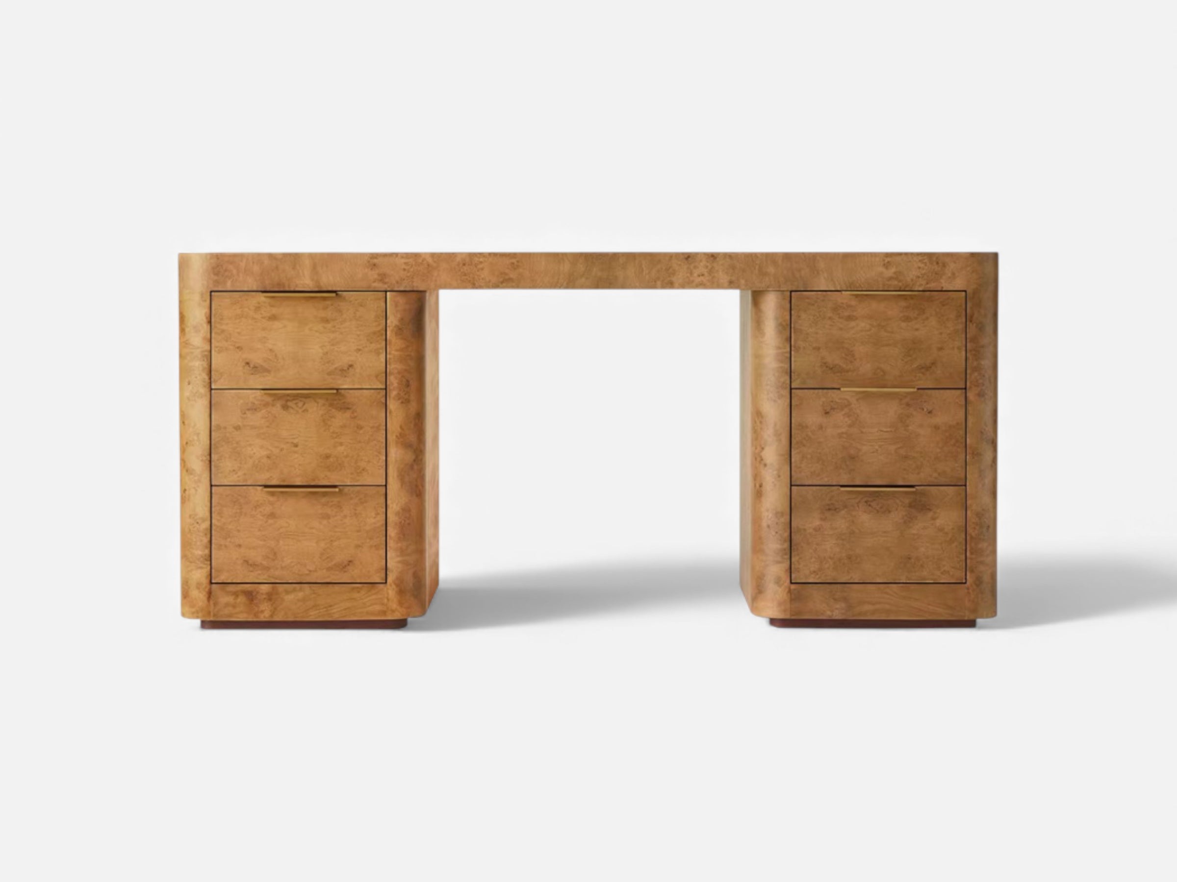 Hugo Burl Wood Desk - The Essential 