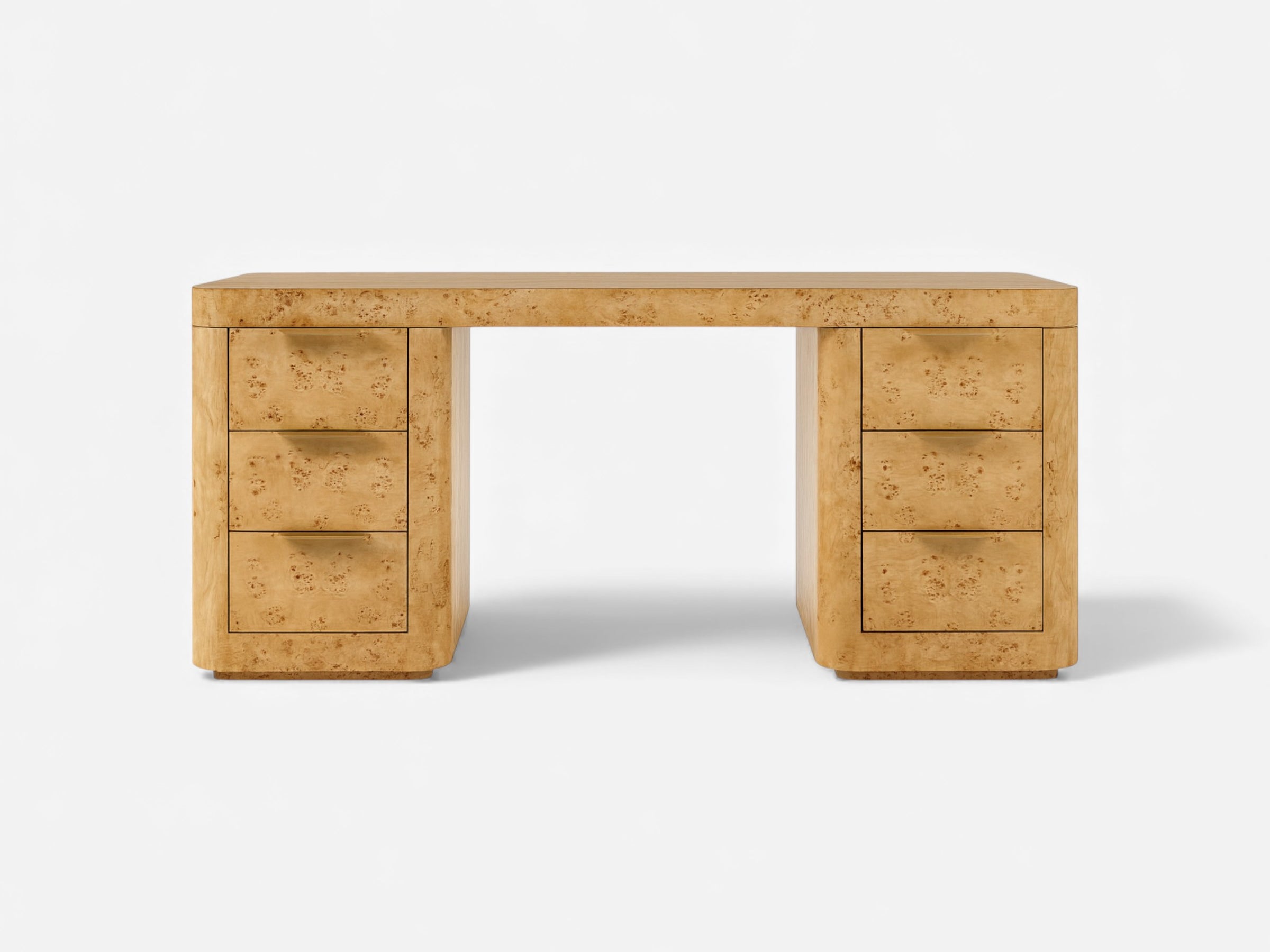 Hugo Burl Wood Desk - The Essential 