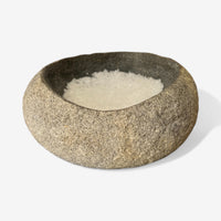 Carved River Stone Bowl