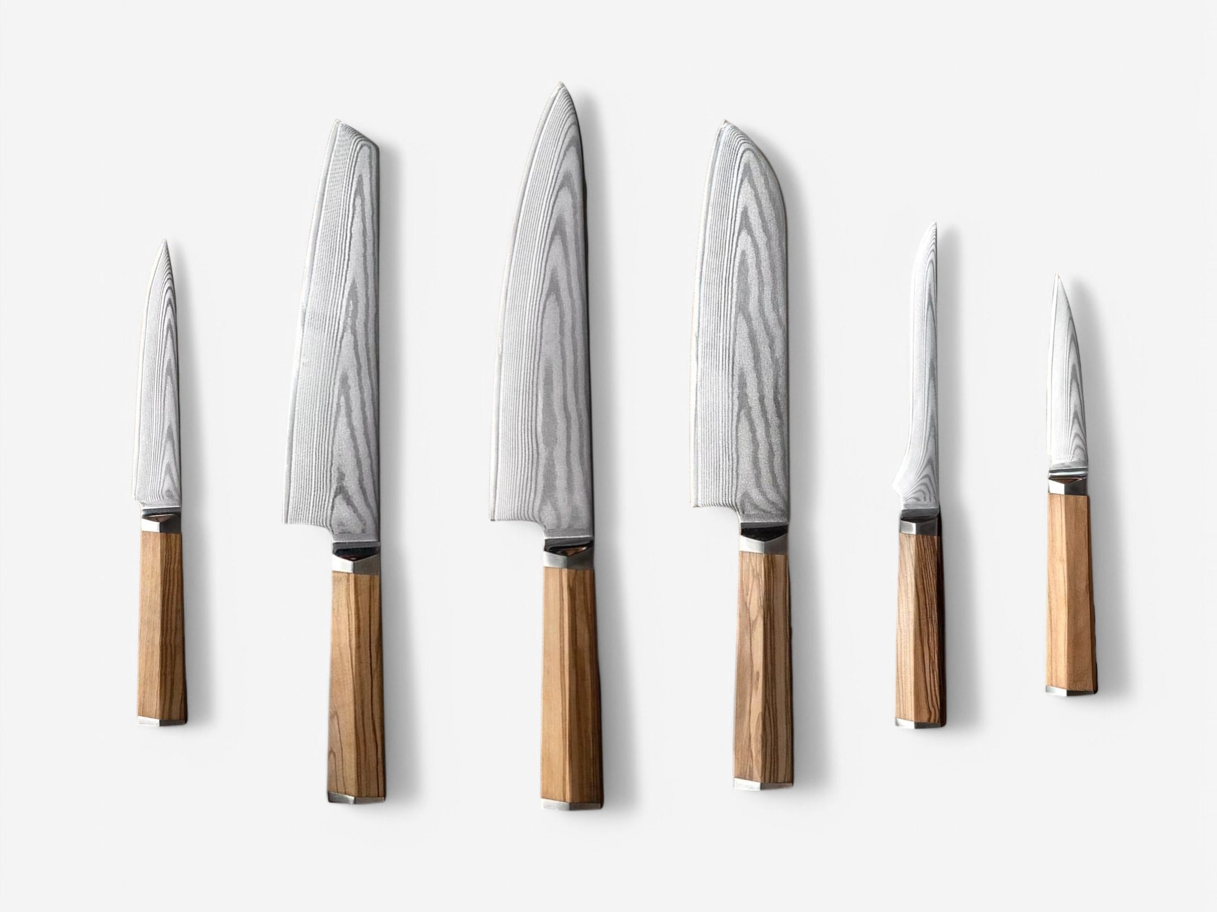 Damascus Knife Set - The Essential 