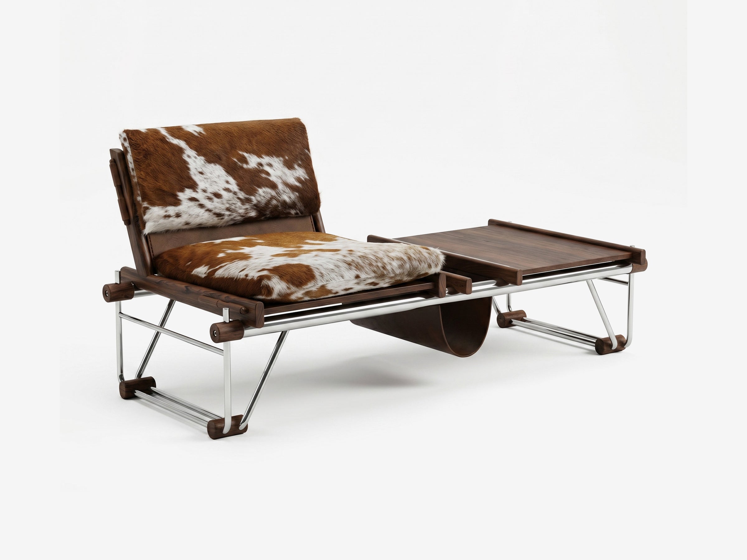 Lafer Lounge Chair and Side Table