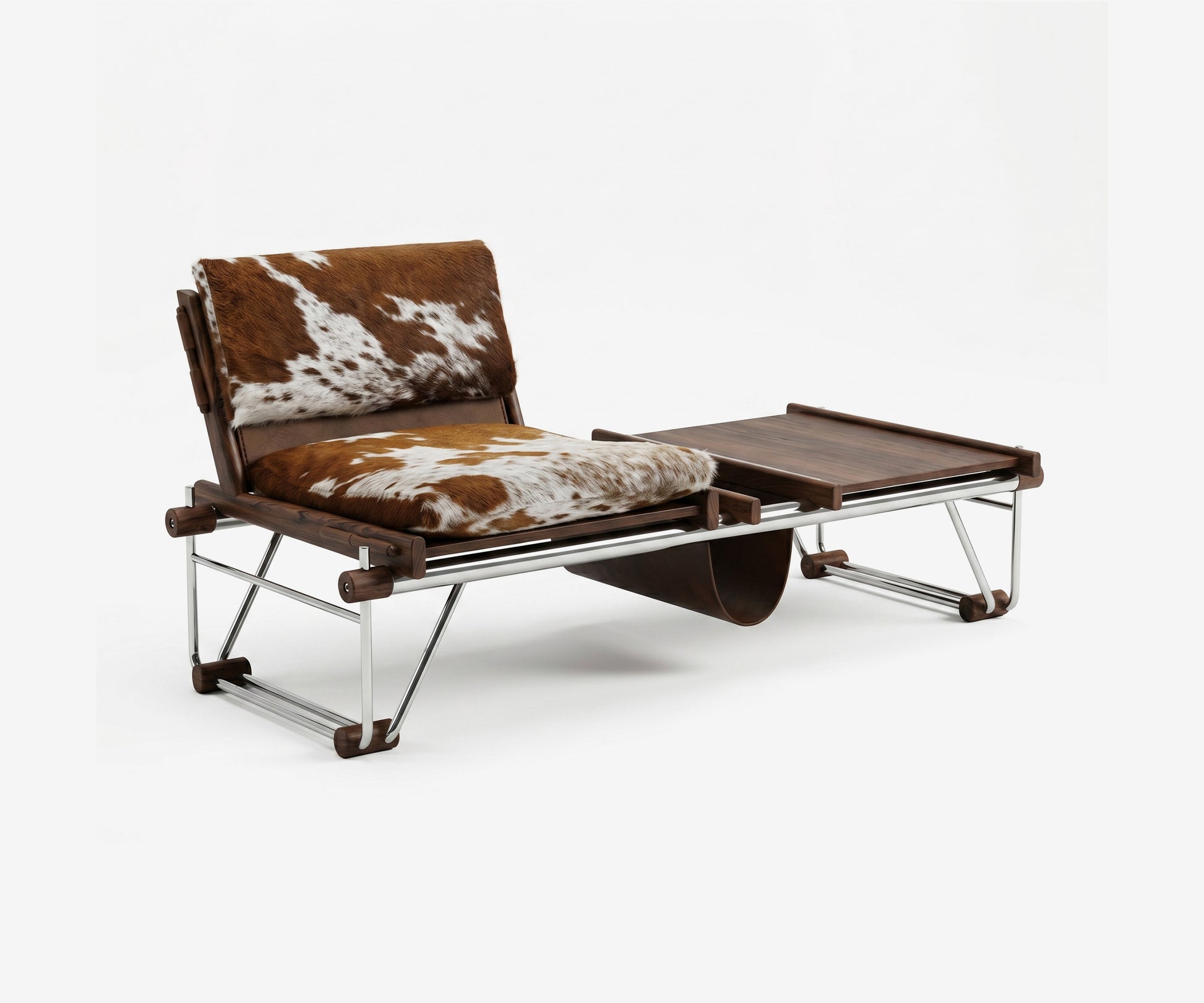 Lafer Lounge Chair and Side Table