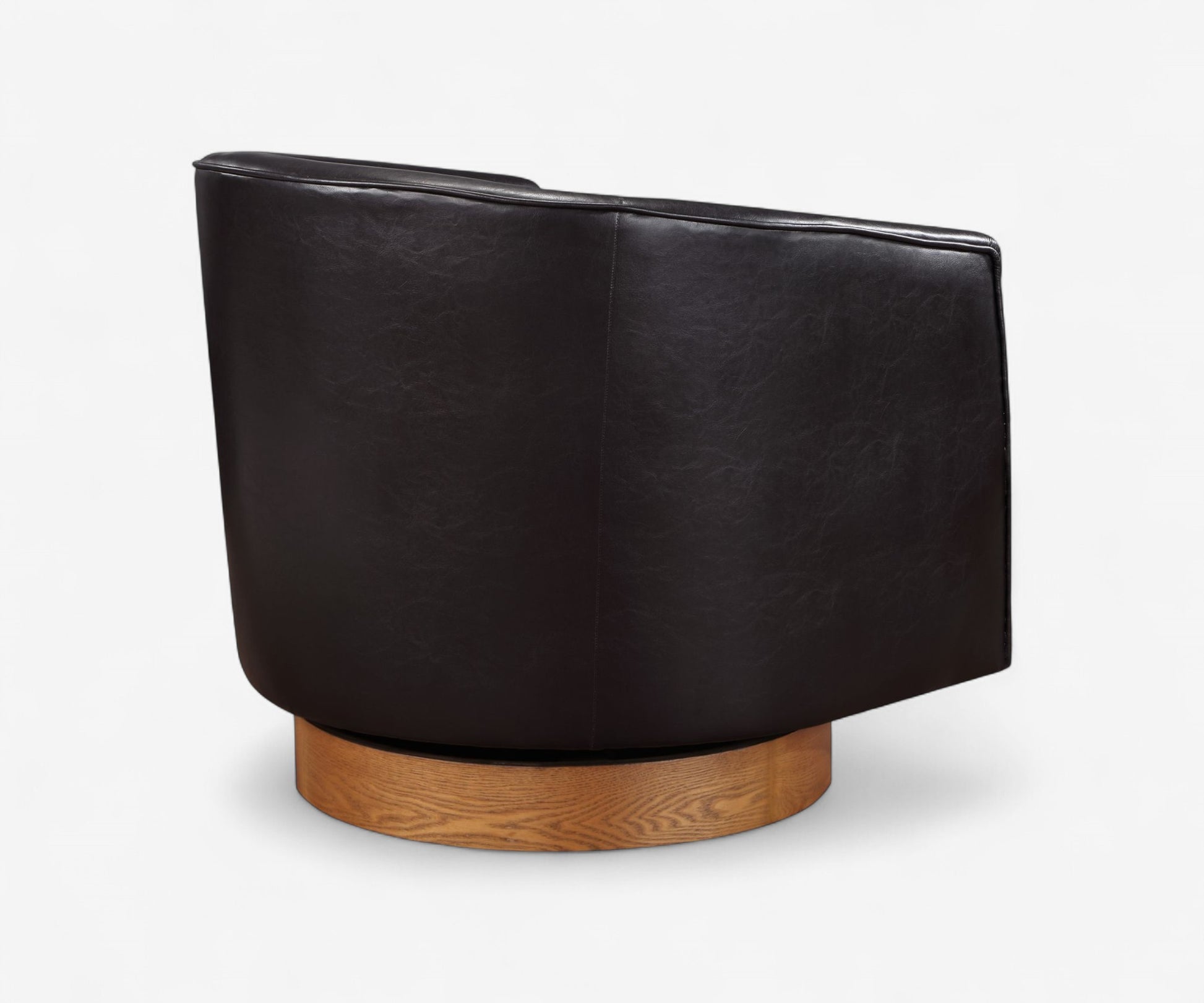Milo Leather Swivel Chair