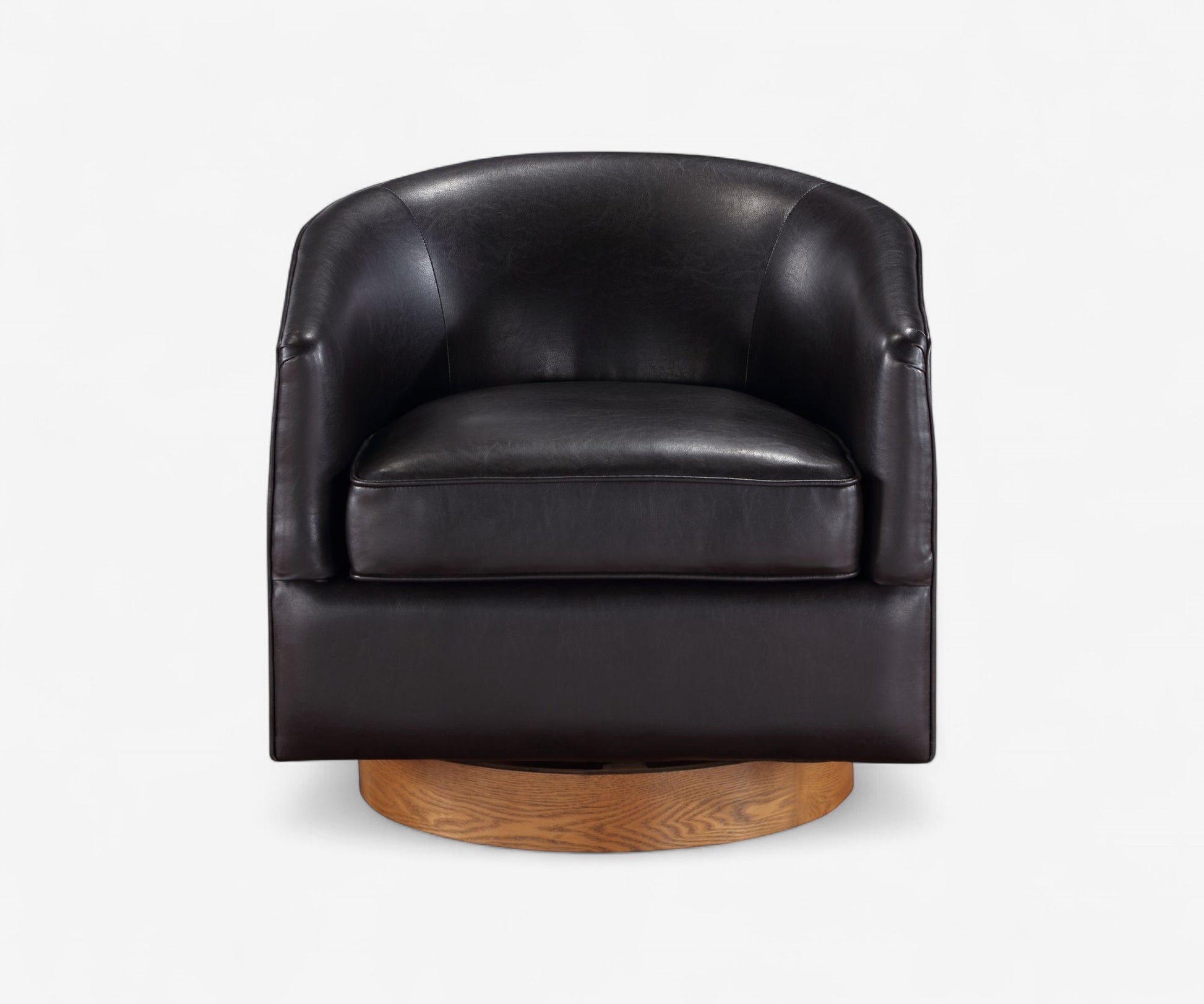 Milo Leather Swivel Chair