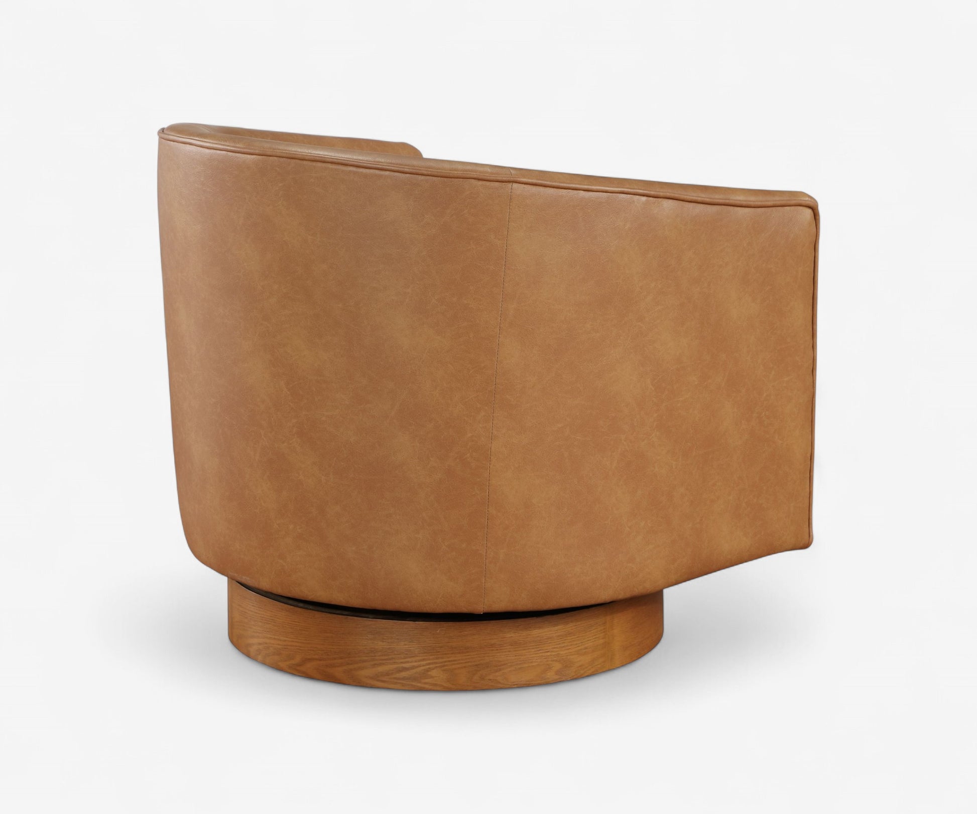 Milo Leather Swivel Chair