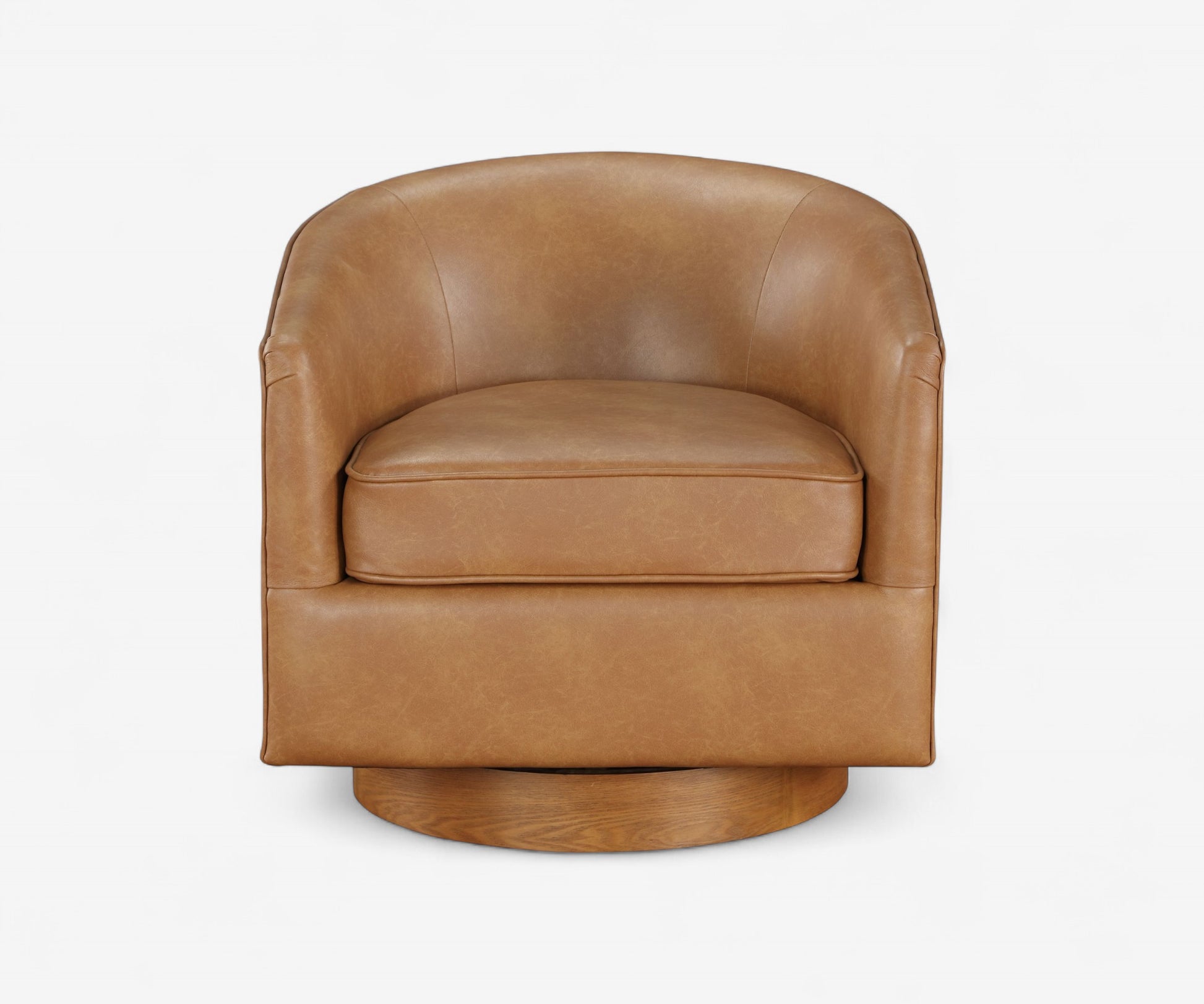 Milo Leather Swivel Chair