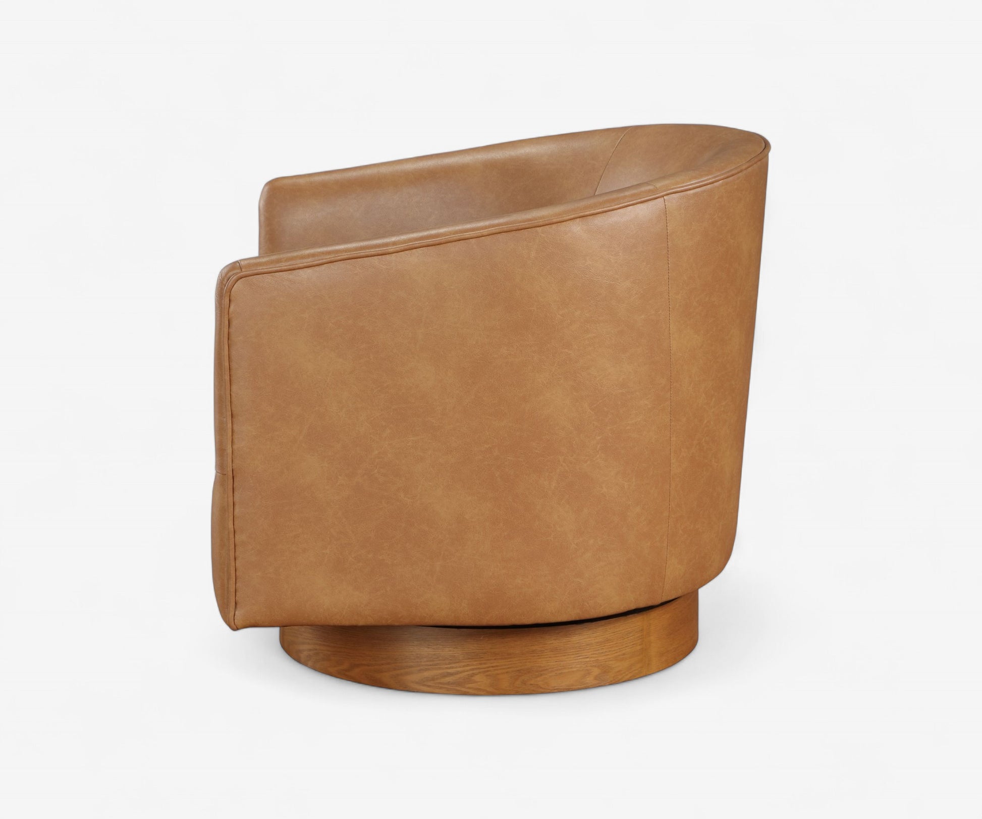 Milo Leather Swivel Chair