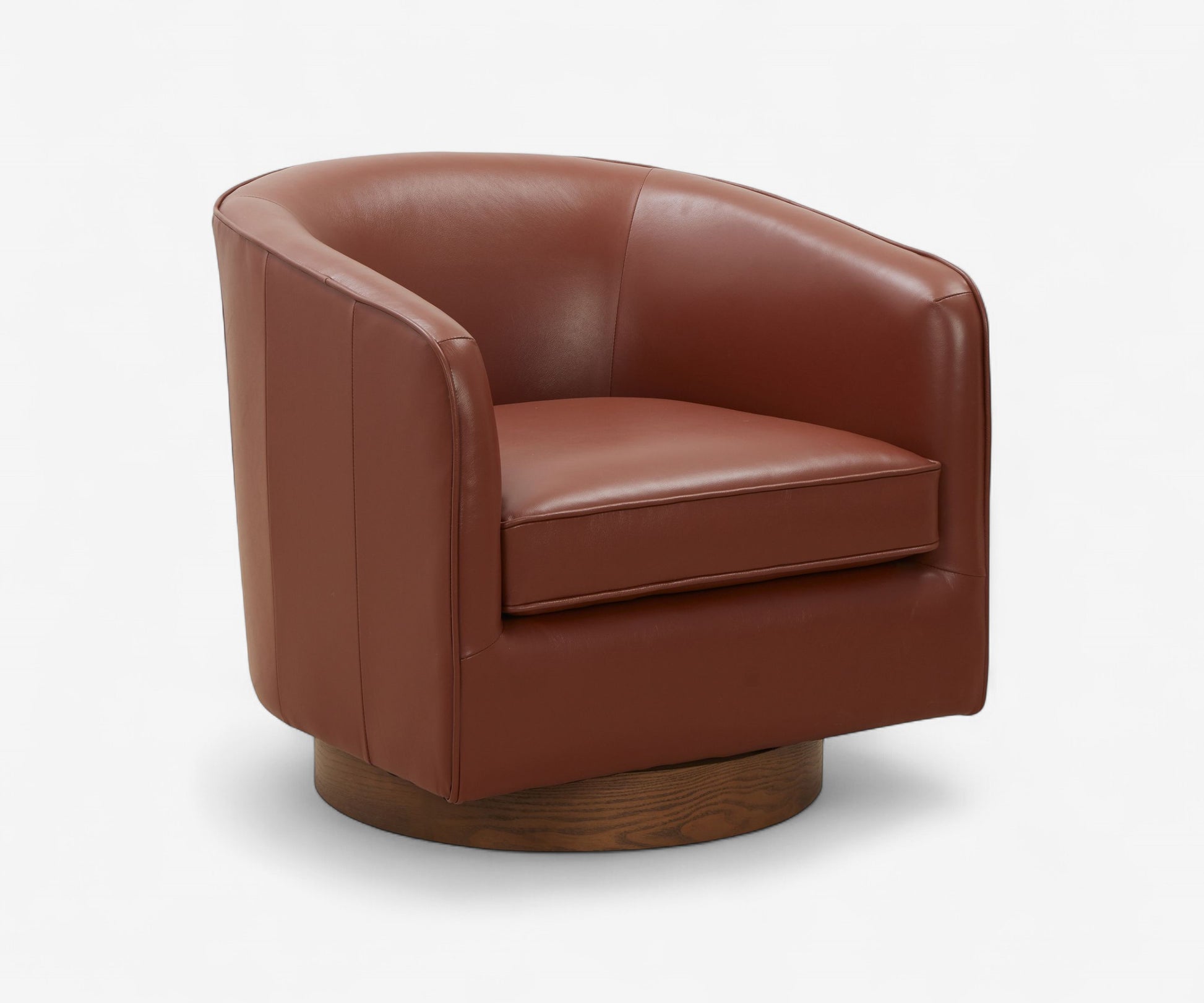 Milo Leather Swivel Chair