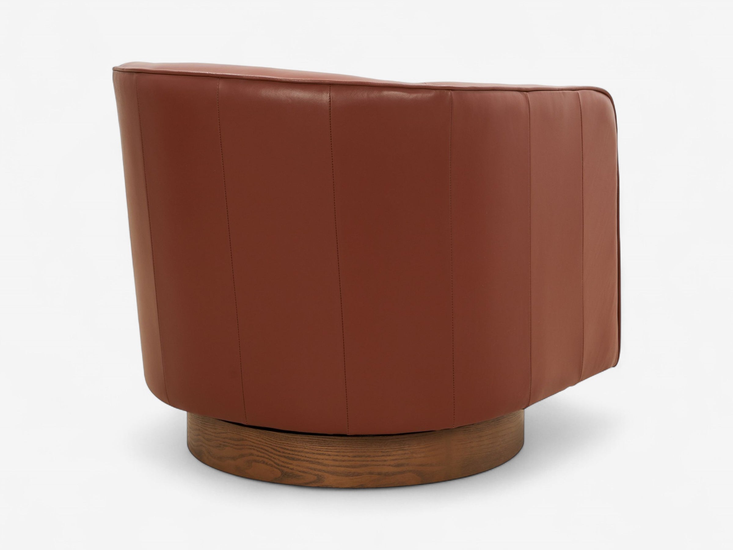 Milo Leather Swivel Chair