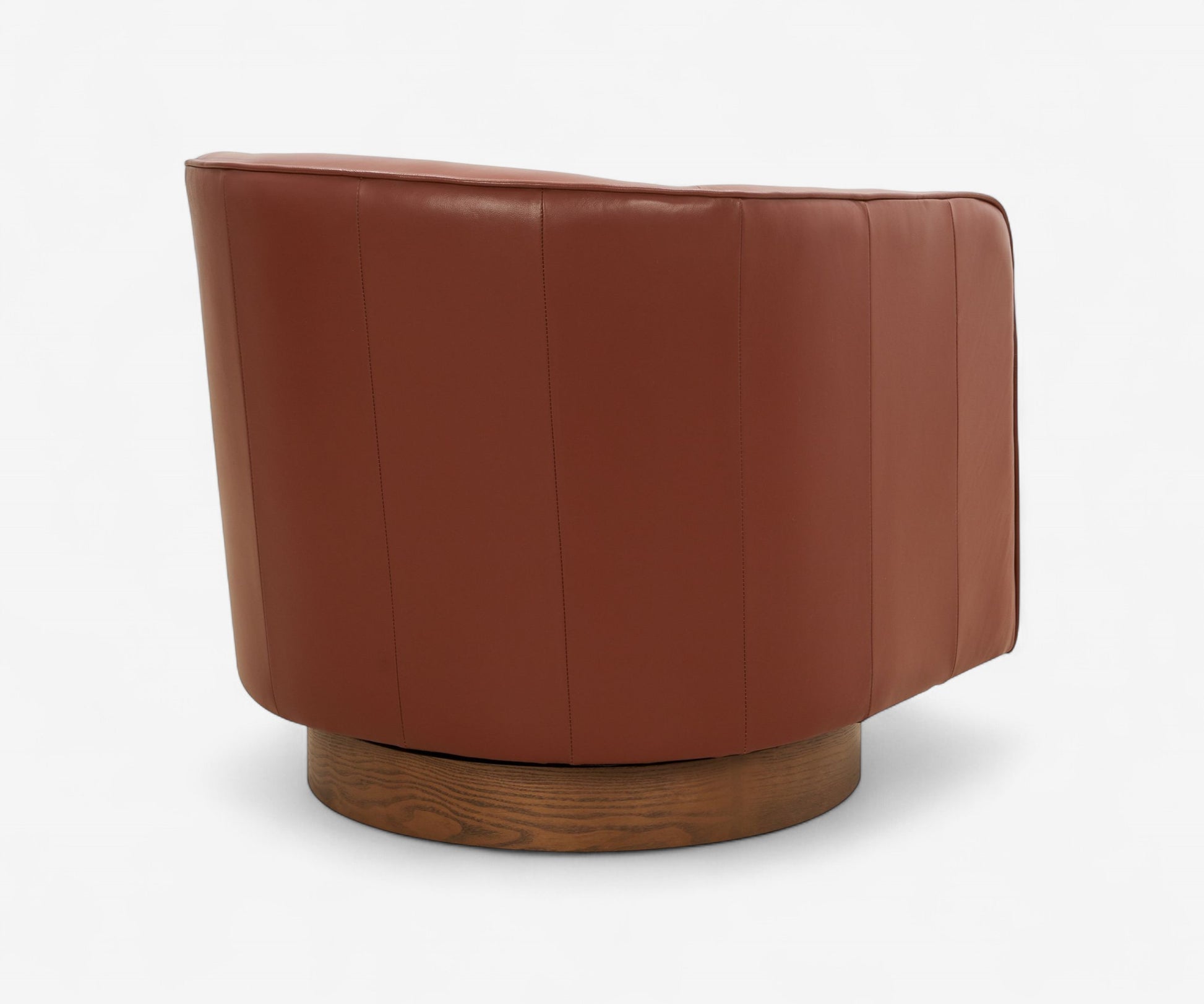 Milo Leather Swivel Chair