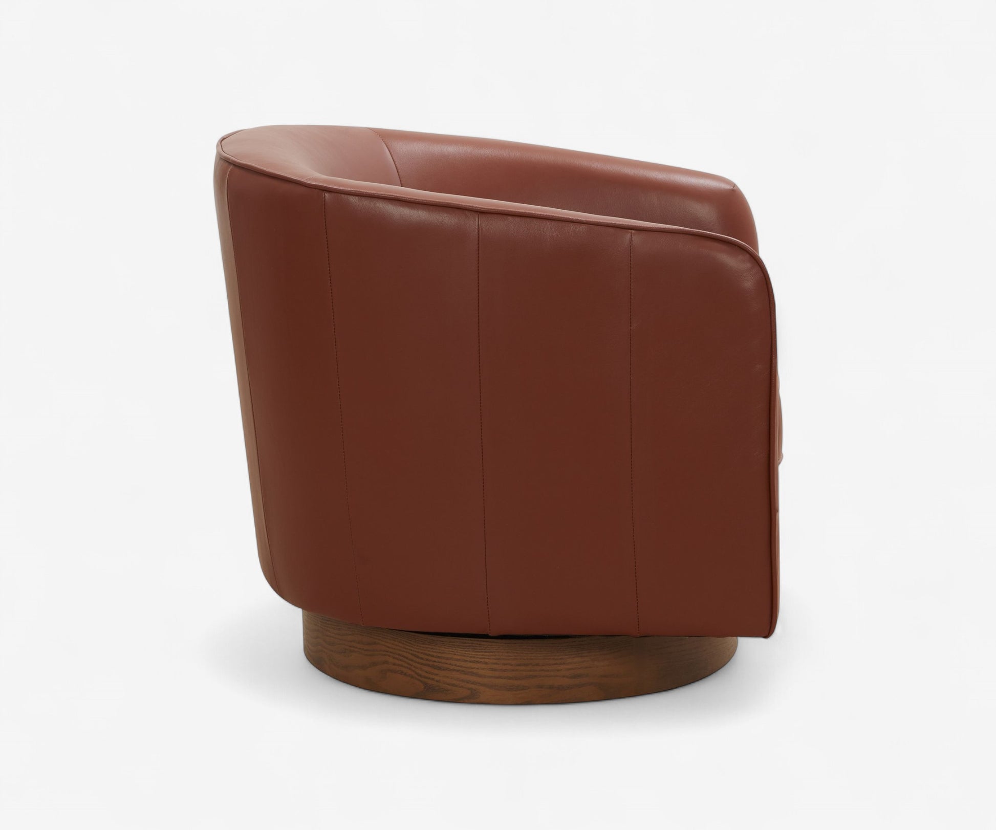 Milo Leather Swivel Chair