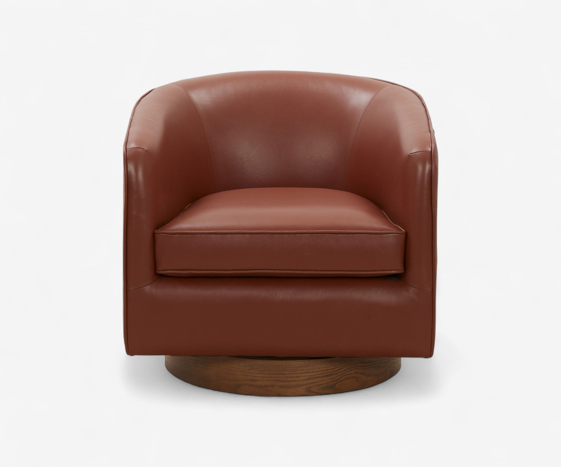 Milo Leather Swivel Chair