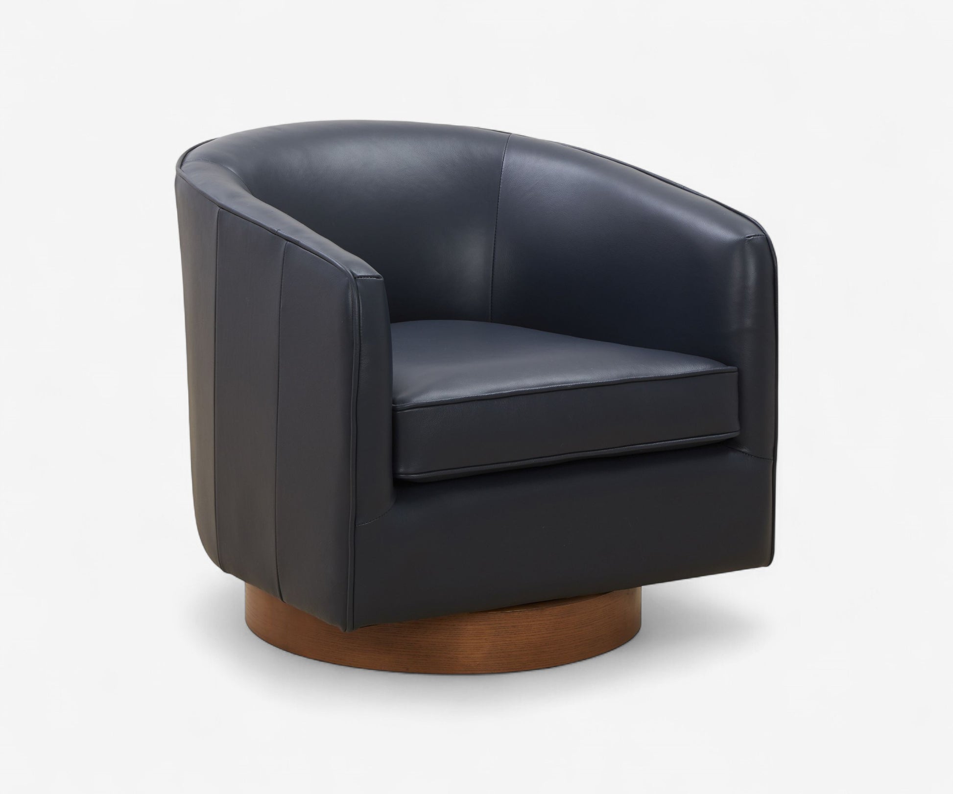 Milo Leather Swivel Chair