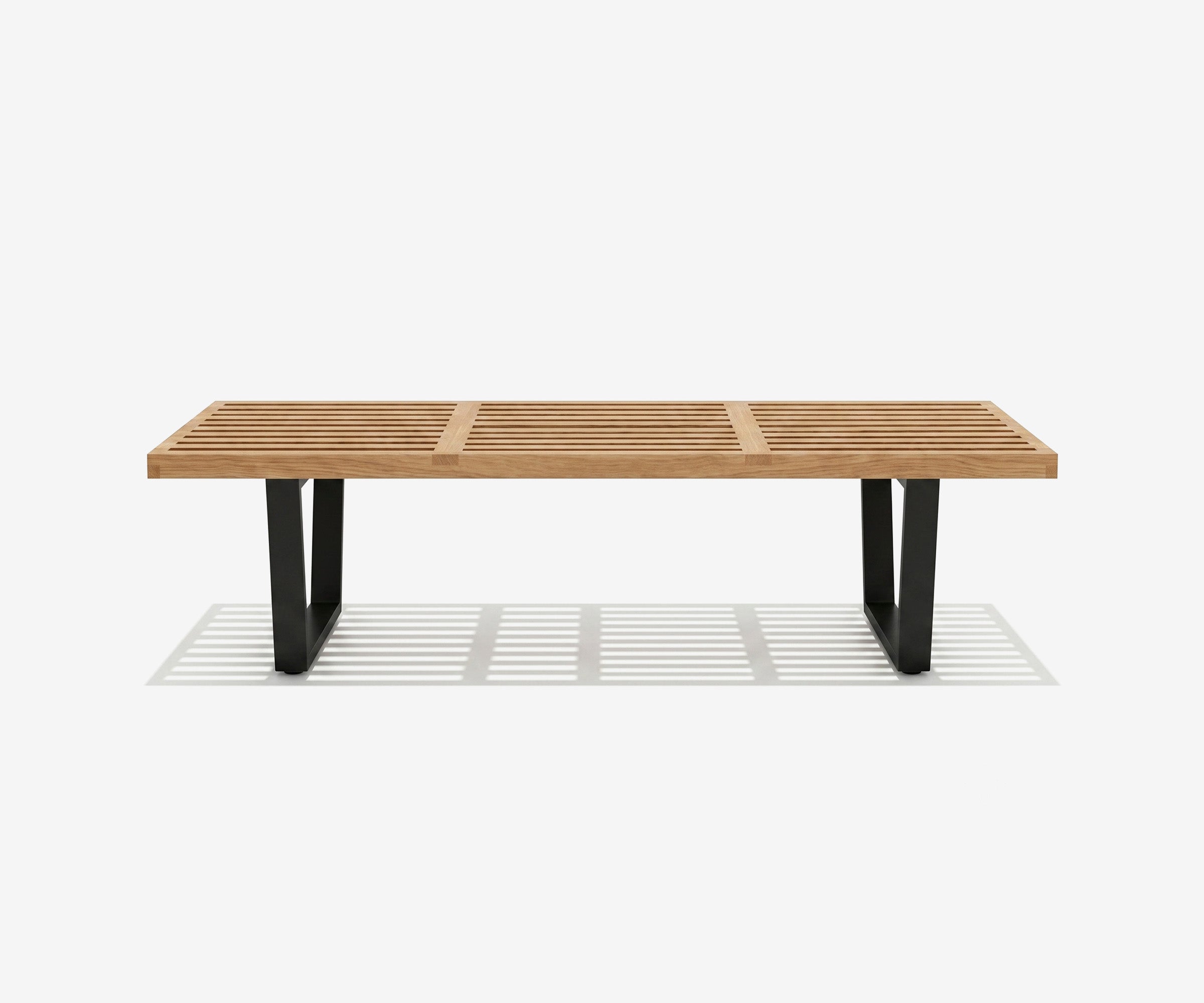 Mikkel Slatted Bench
