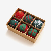 Hand-Felted Wool Ornament Set