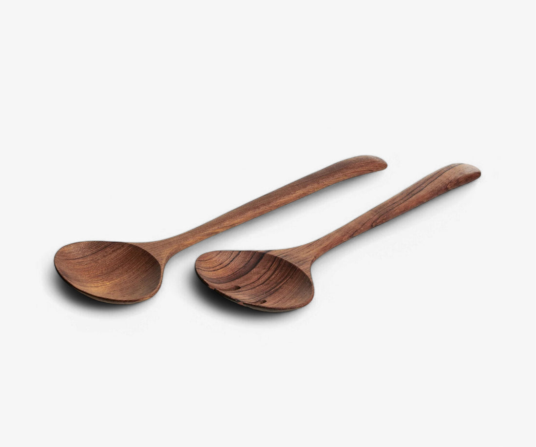 Teak Salad Servers - The Essential 