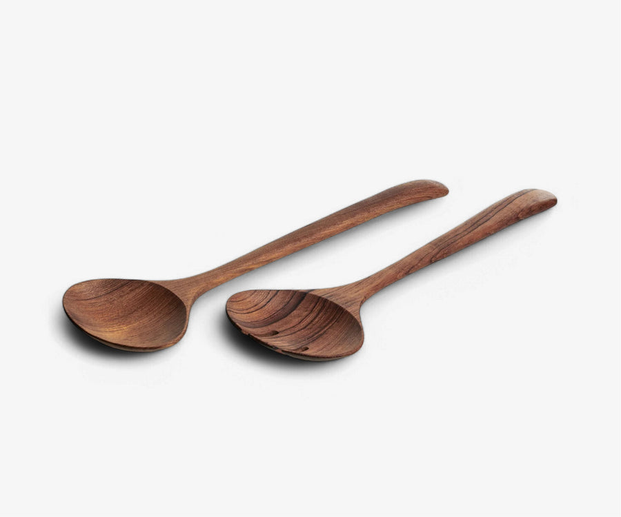 Teak Salad Servers - The Essential 