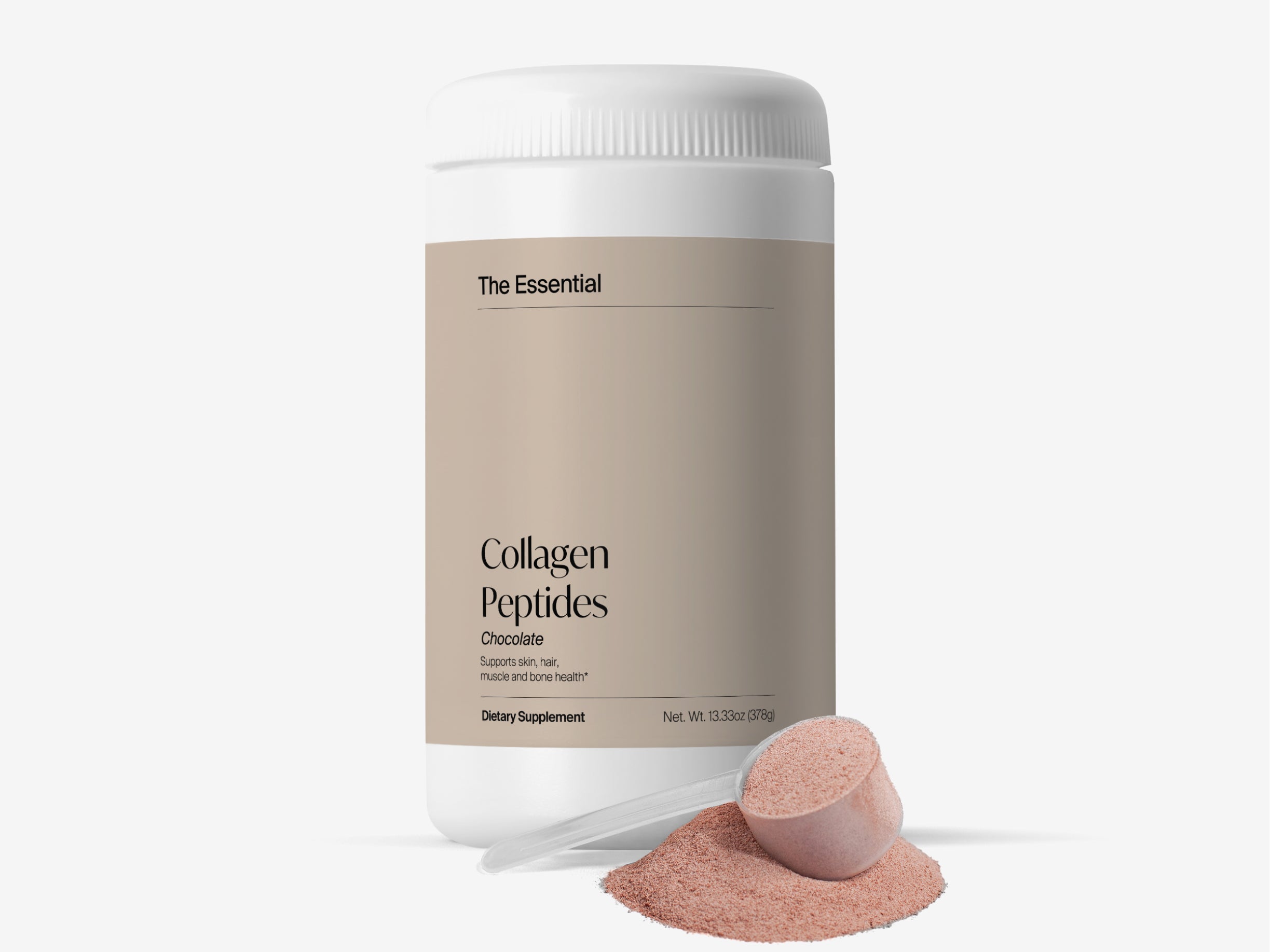Grass-Fed Collagen Peptides Chocolate - The Essential 