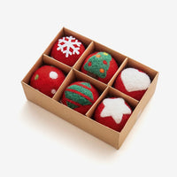 Hand-Felted Wool Ornament Set