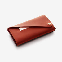 Leather Folding Phone Wallet