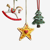 Vintage Resin Ornament Set