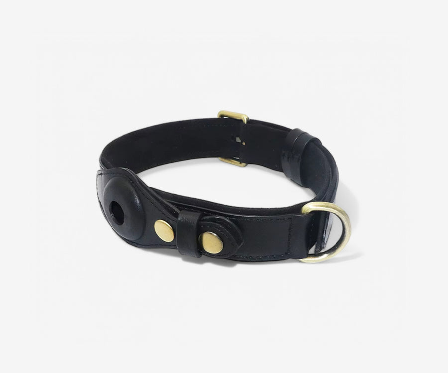 Leather Airtag Pet Collar