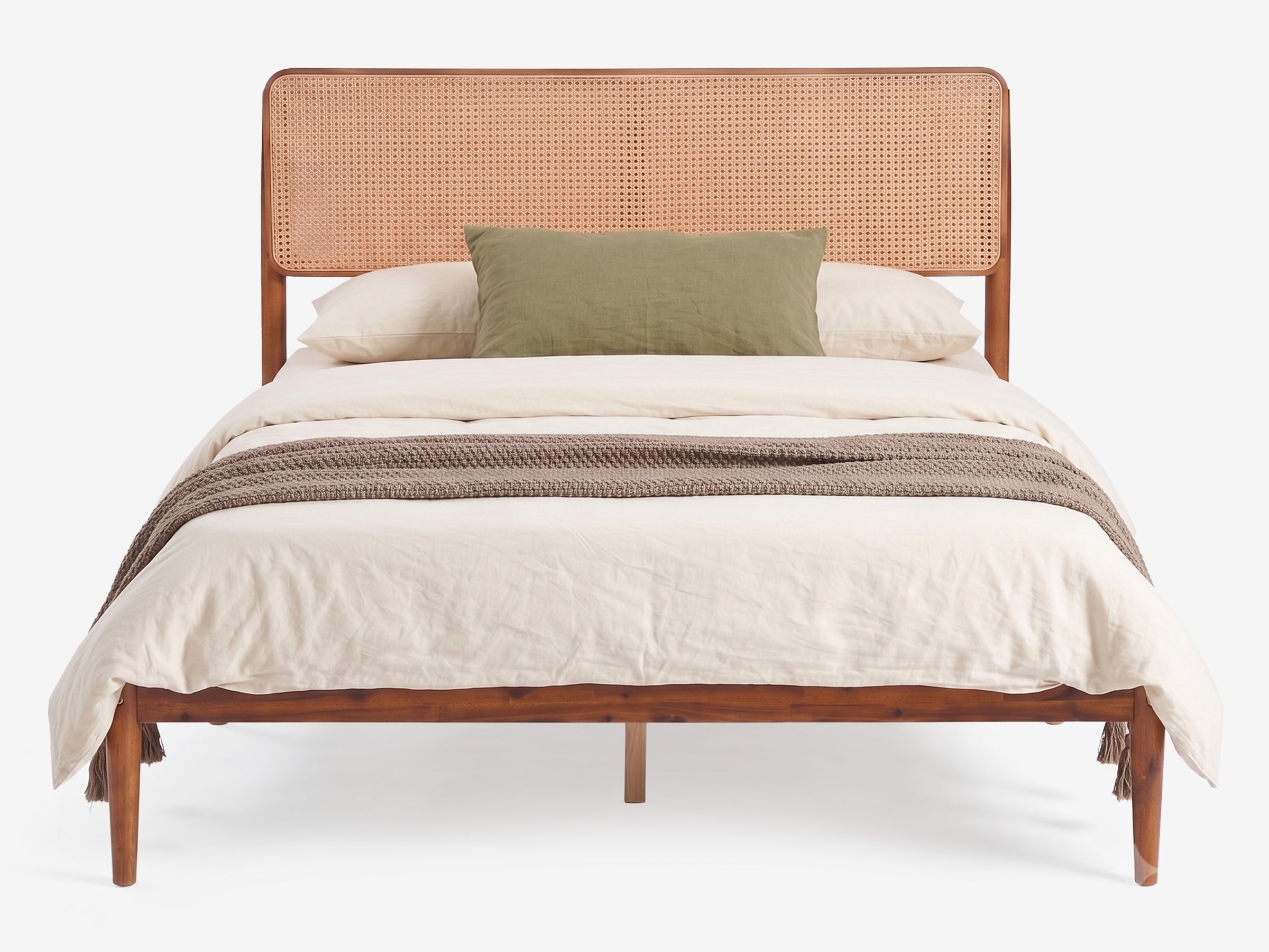 Rattan Woven Bed Frame