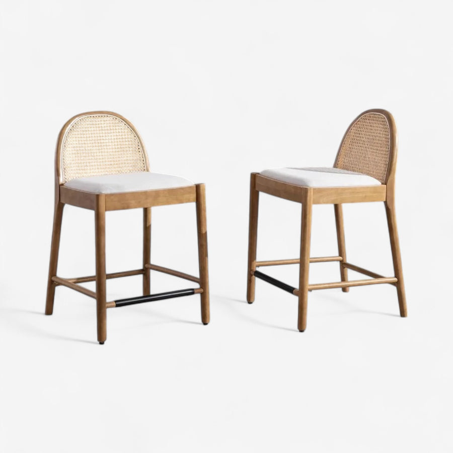 Caned Counter Stools