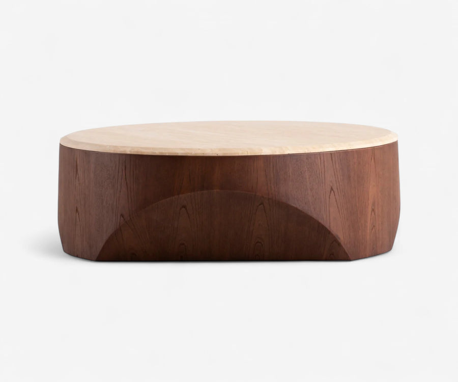 Sabbia Travertine Coffee Table - The Essential 
