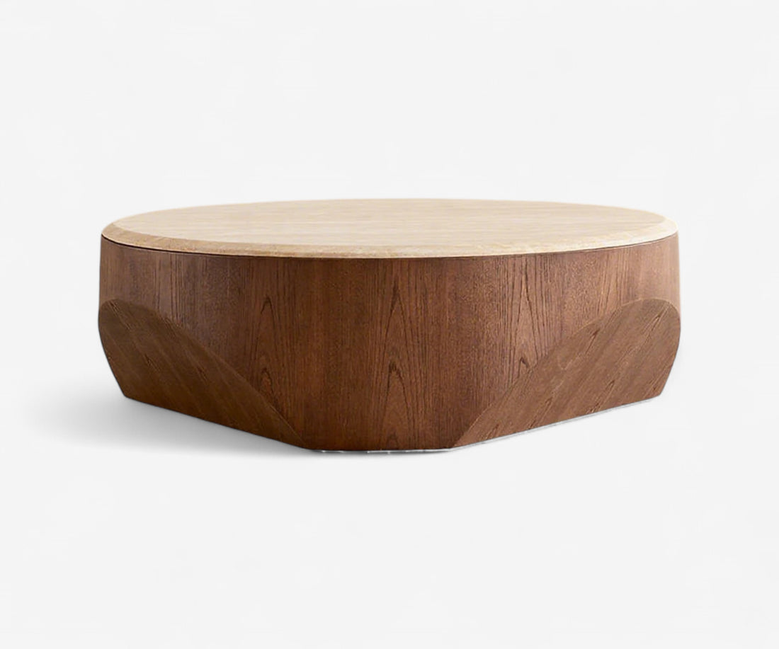 Sabbia Travertine Coffee Table - The Essential 